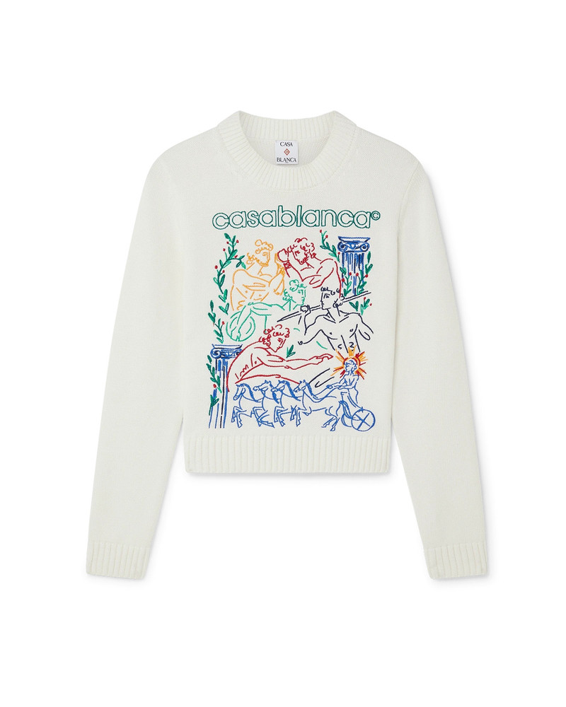 Embroidered Jumper | Casablanca Paris 1