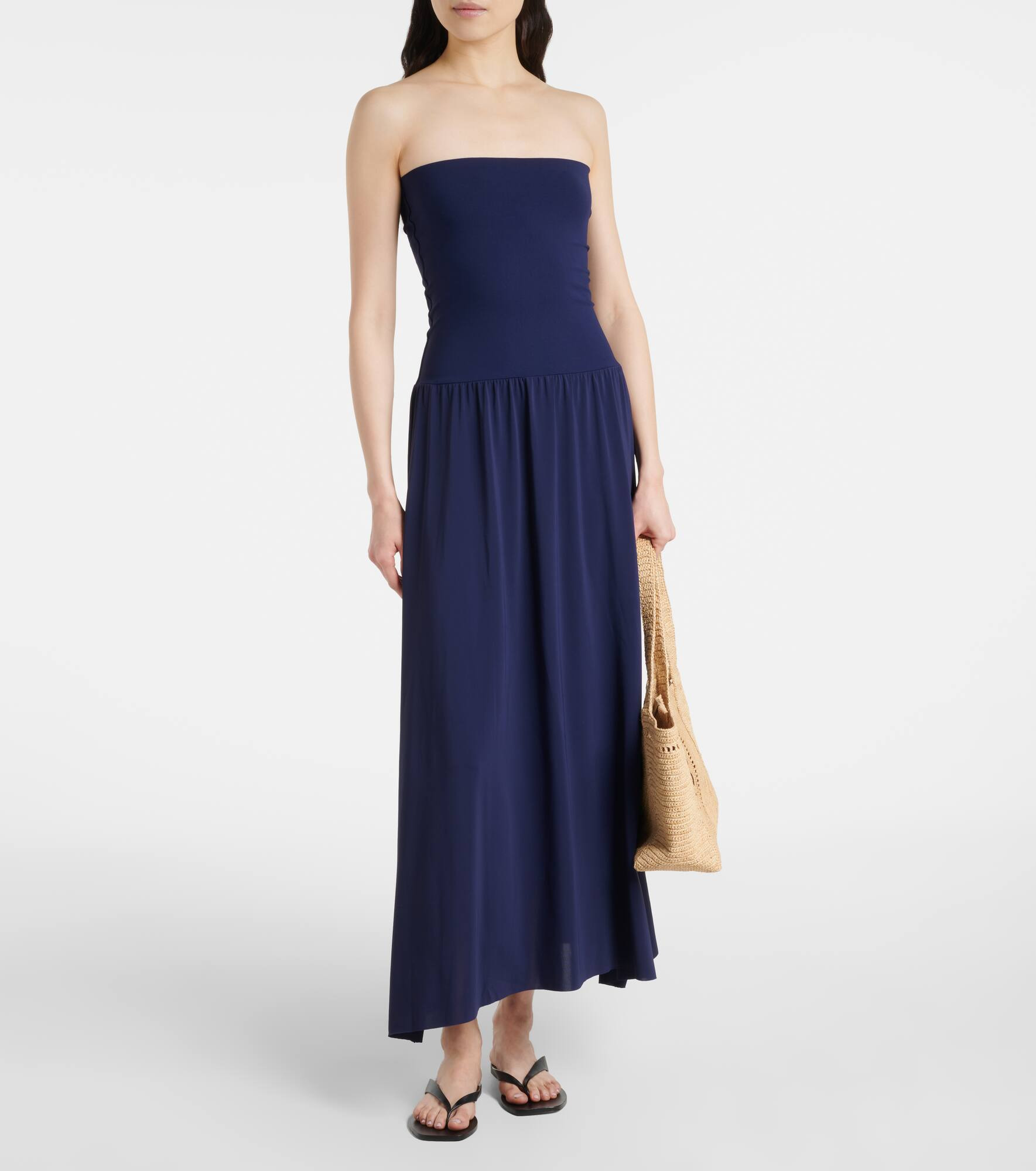 Oda jersey and crêpe jersey maxi dress - 2