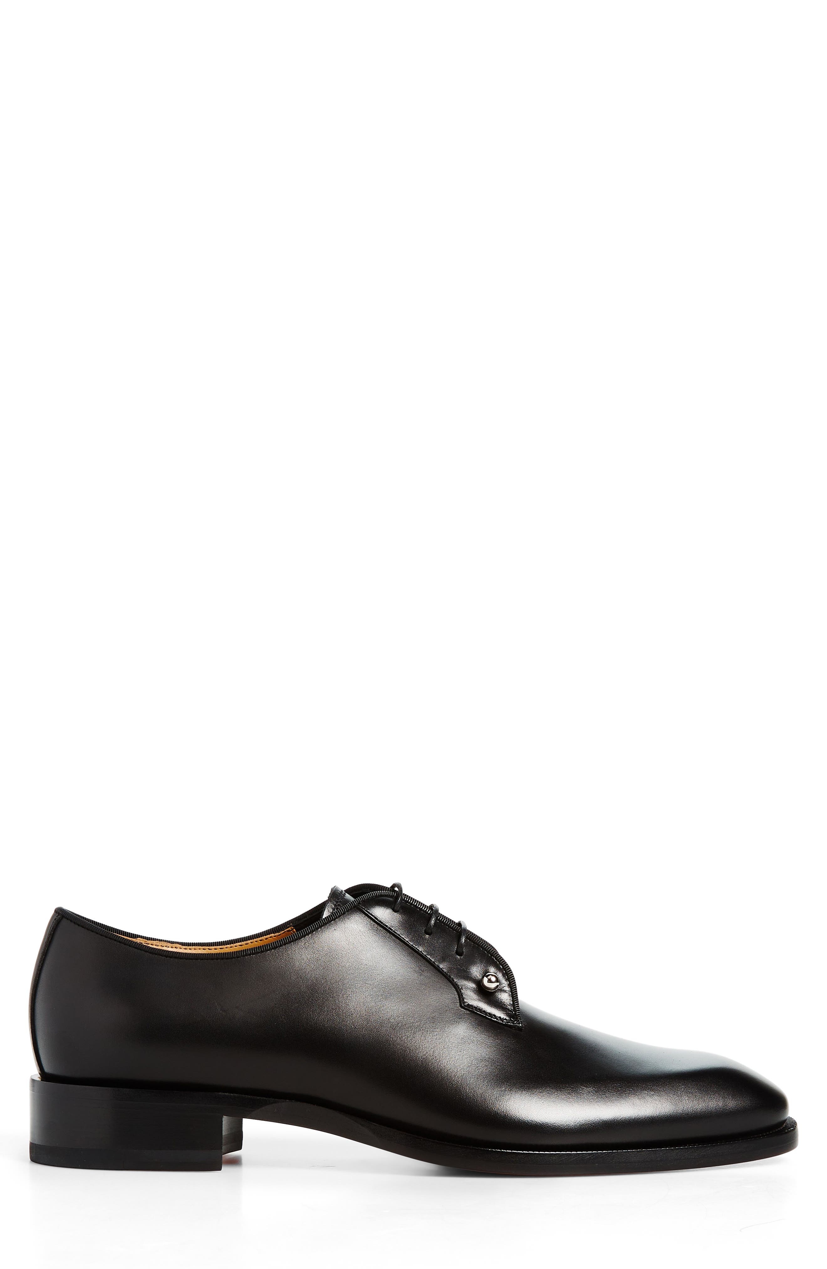 Christian Louboutin Chambeliss Derby in Bk01 Black at Nordstrom - 3
