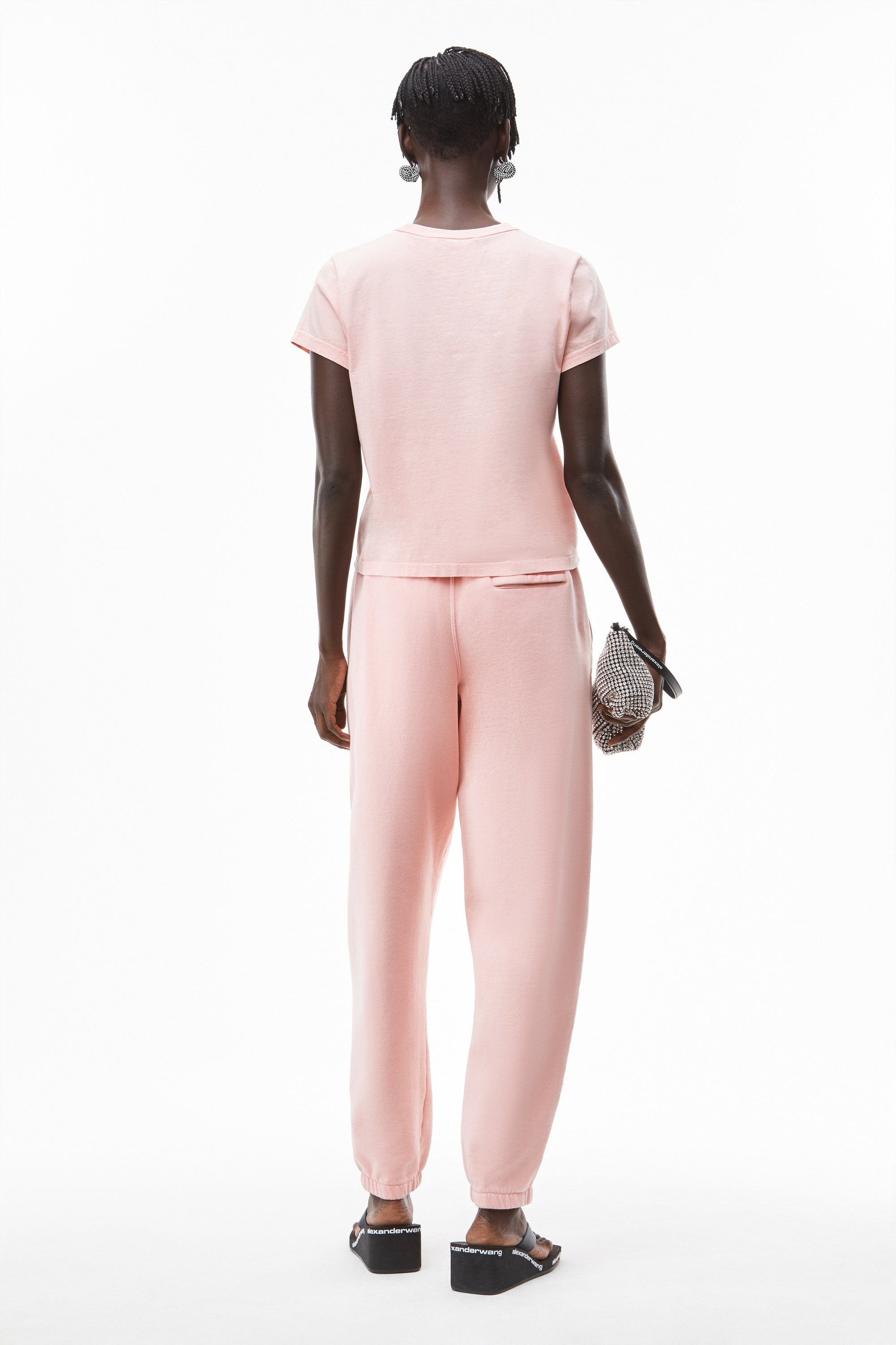 SHRUNKEN TEE IN STRUCTURED JERSEY - 5