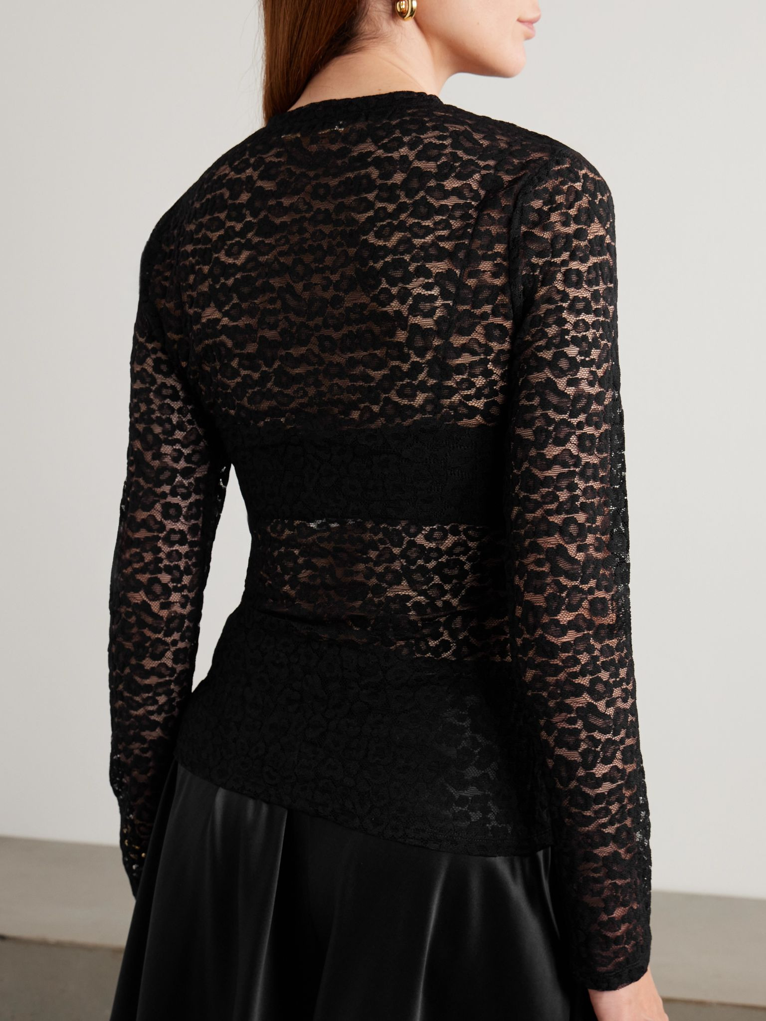 Anise lace top Black - 3