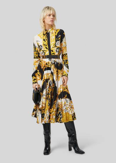 VERSACE Barocco Acanthus Print Crêpe de Chine Shirt outlook