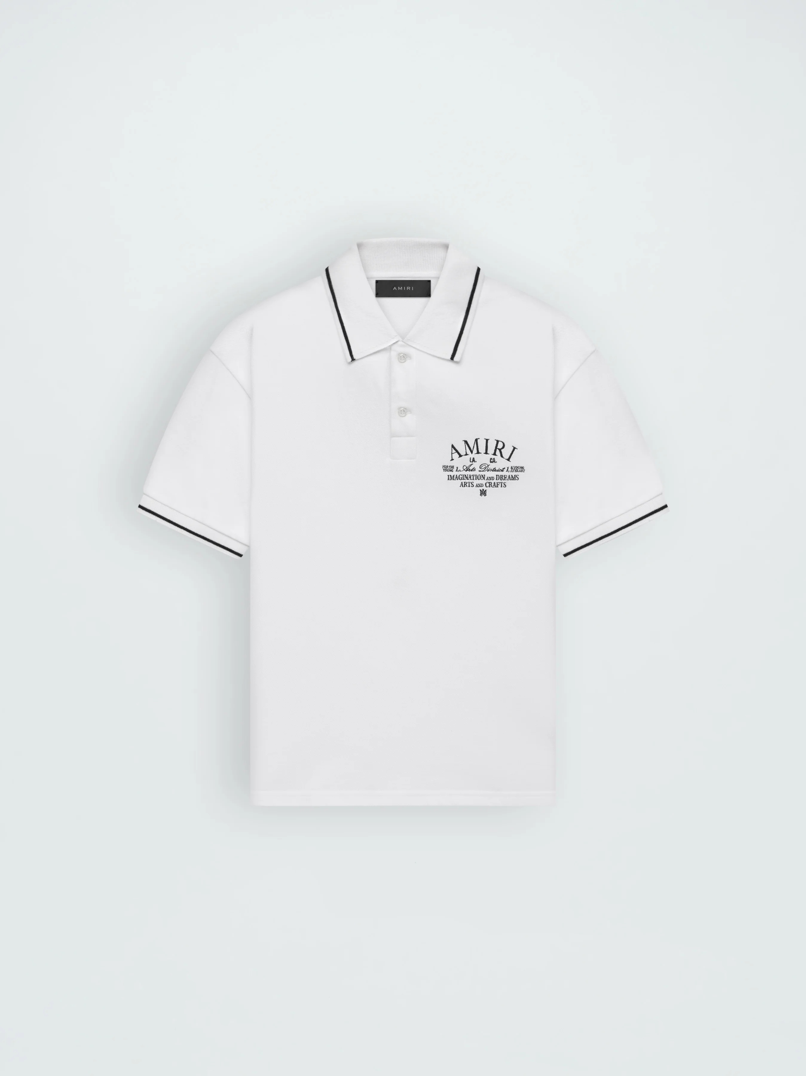 AMIRI ARTS DISTRICT PIQUE POLO - 1
