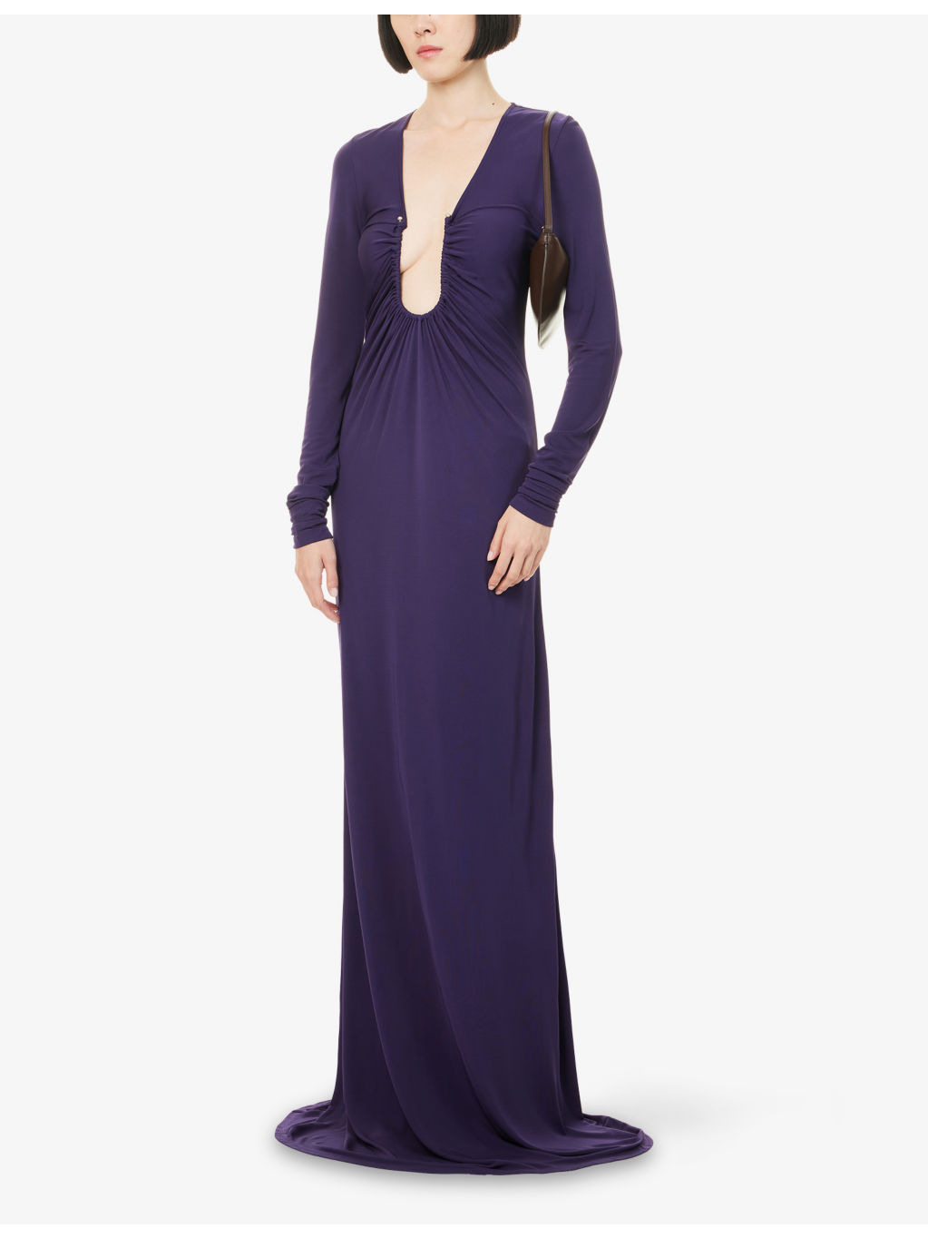 Arced Palm Woven Maxi Dress - 2