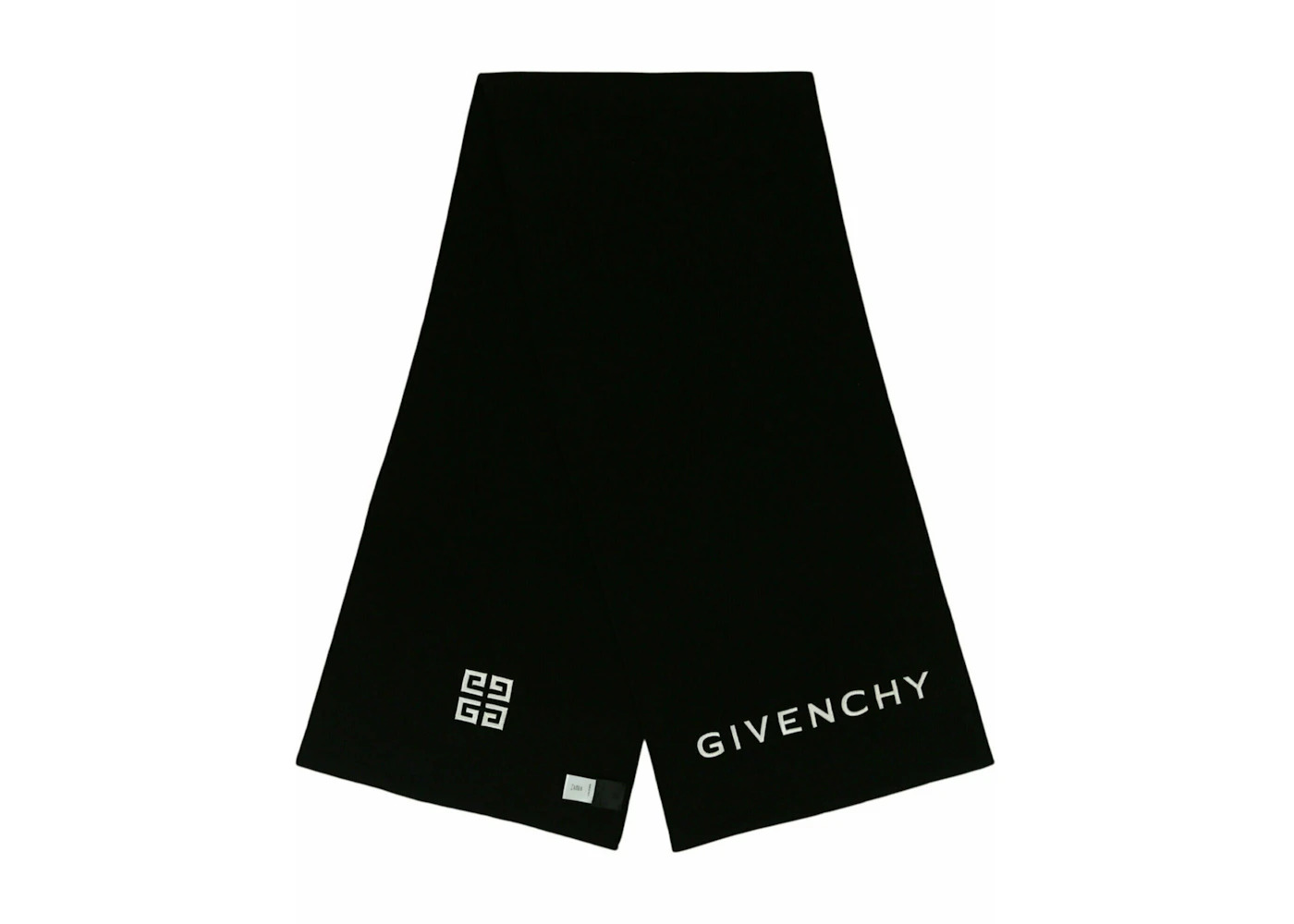 Givenchy Embroidered Logo Scarf Black/White - 5
