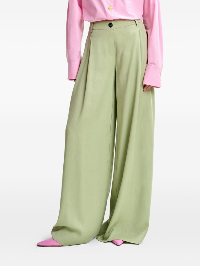 pleated wide-leg trousers 5