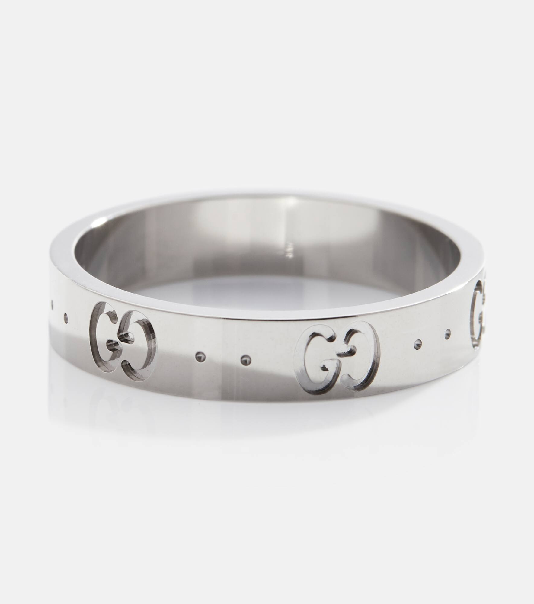 Icon 18kt white gold ring - 4
