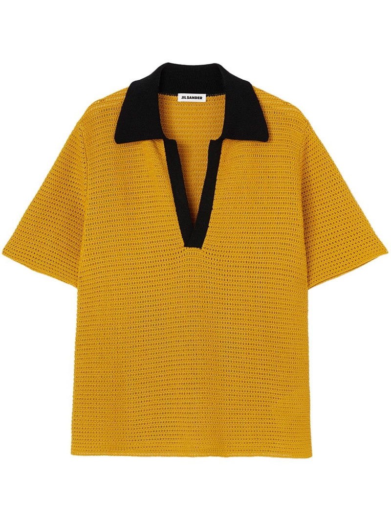 knitted polo shirt 1