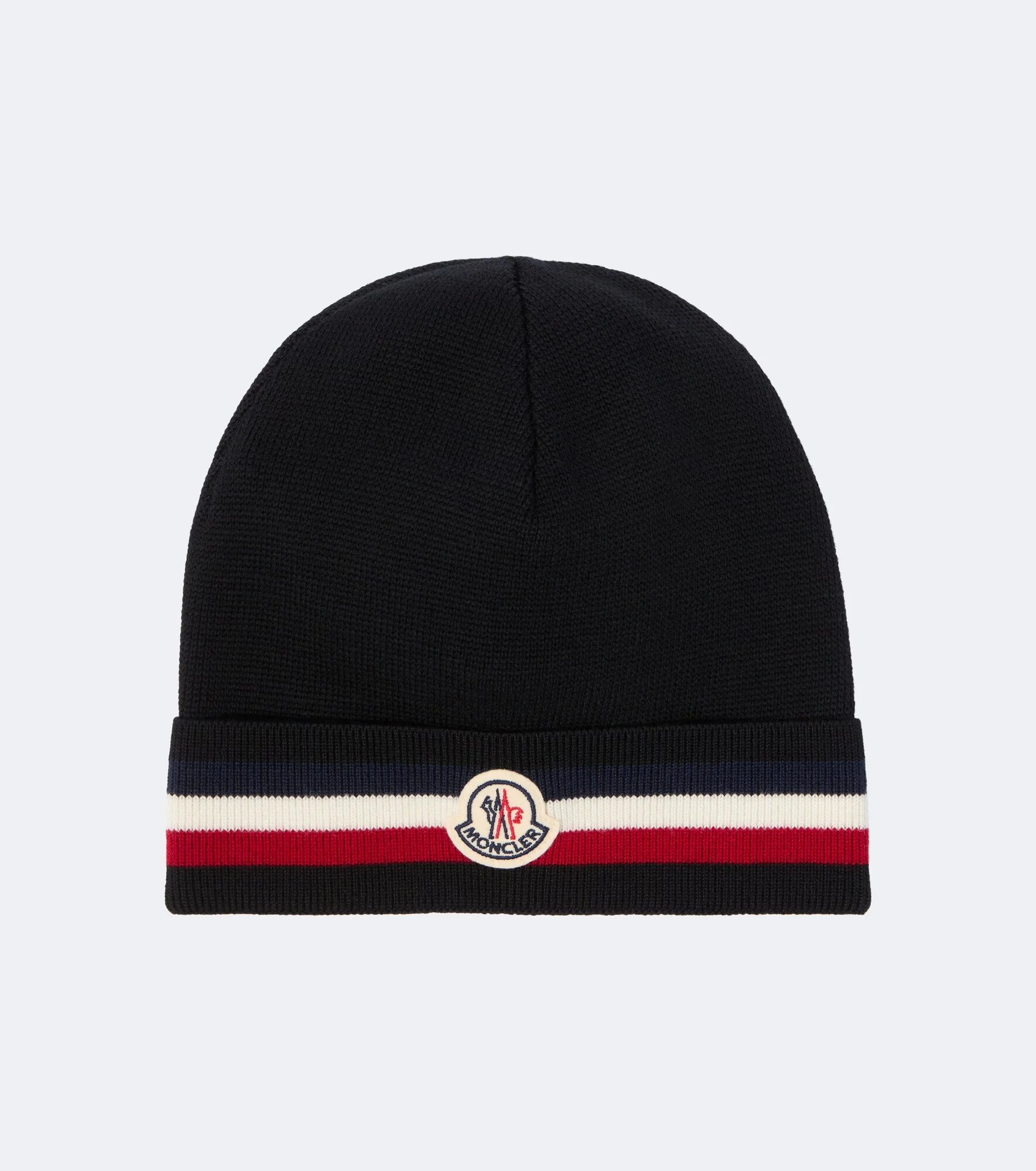 Tricolor virgin wool beanie - 1