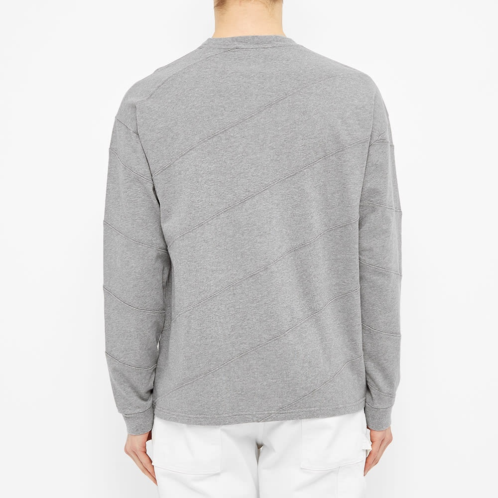 JW Anderson Long Sleeve Diagonal Panel Tee - 4