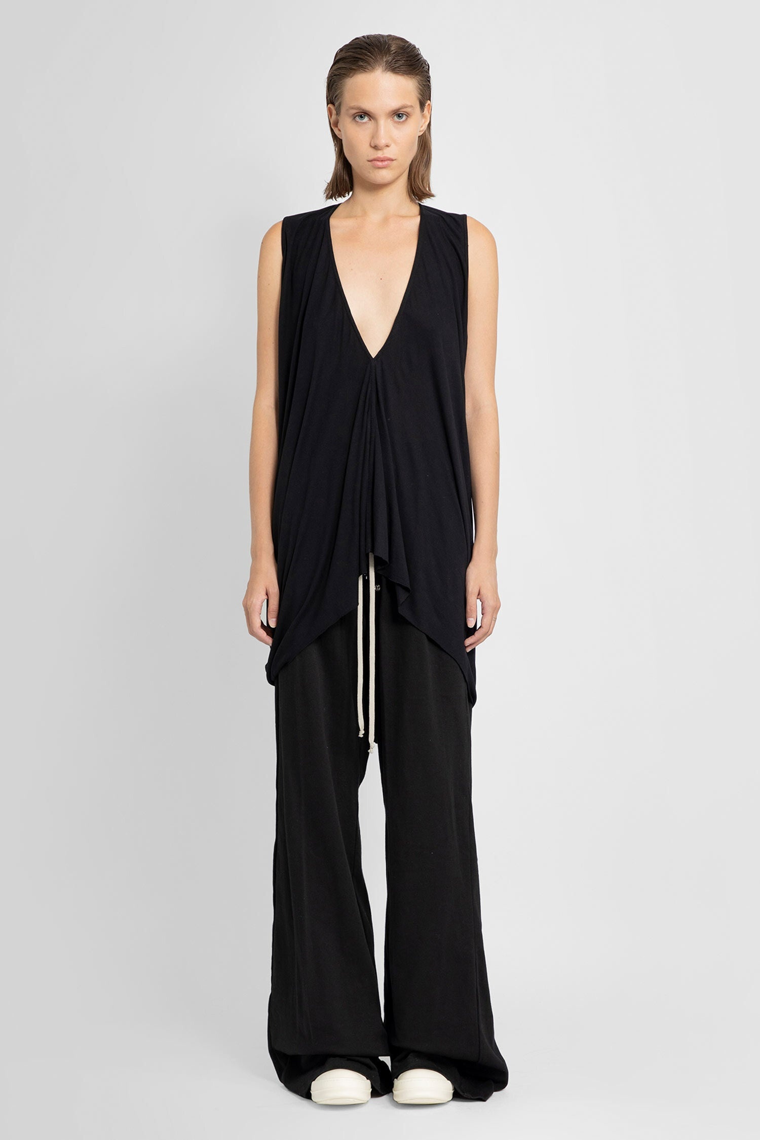 RICK OWENS LILIES WOMAN BLACK TOPS - 4