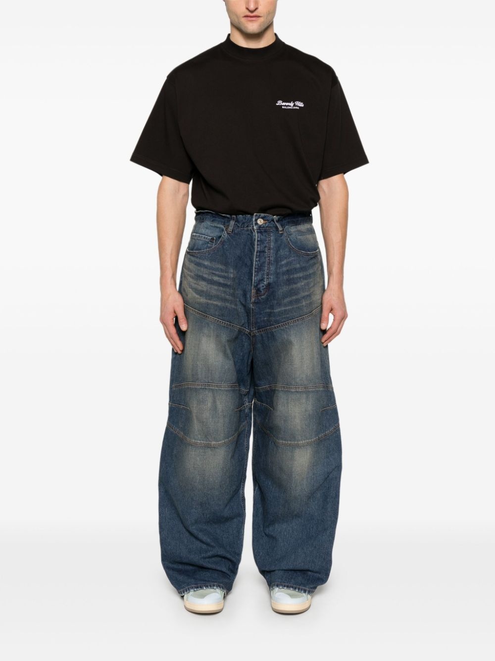 logo-patch jeans - 2