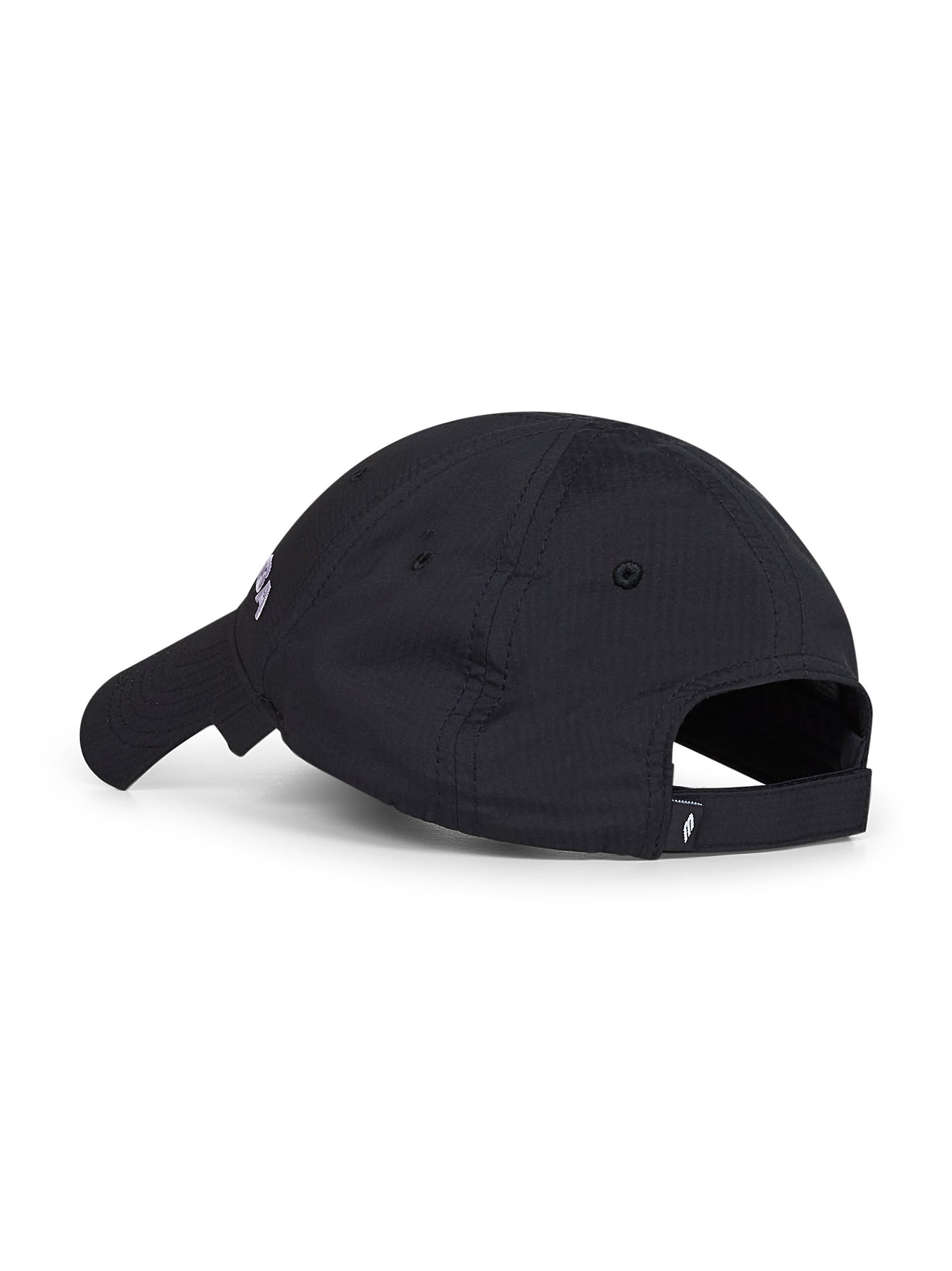Black technical drill Logo cap - 3