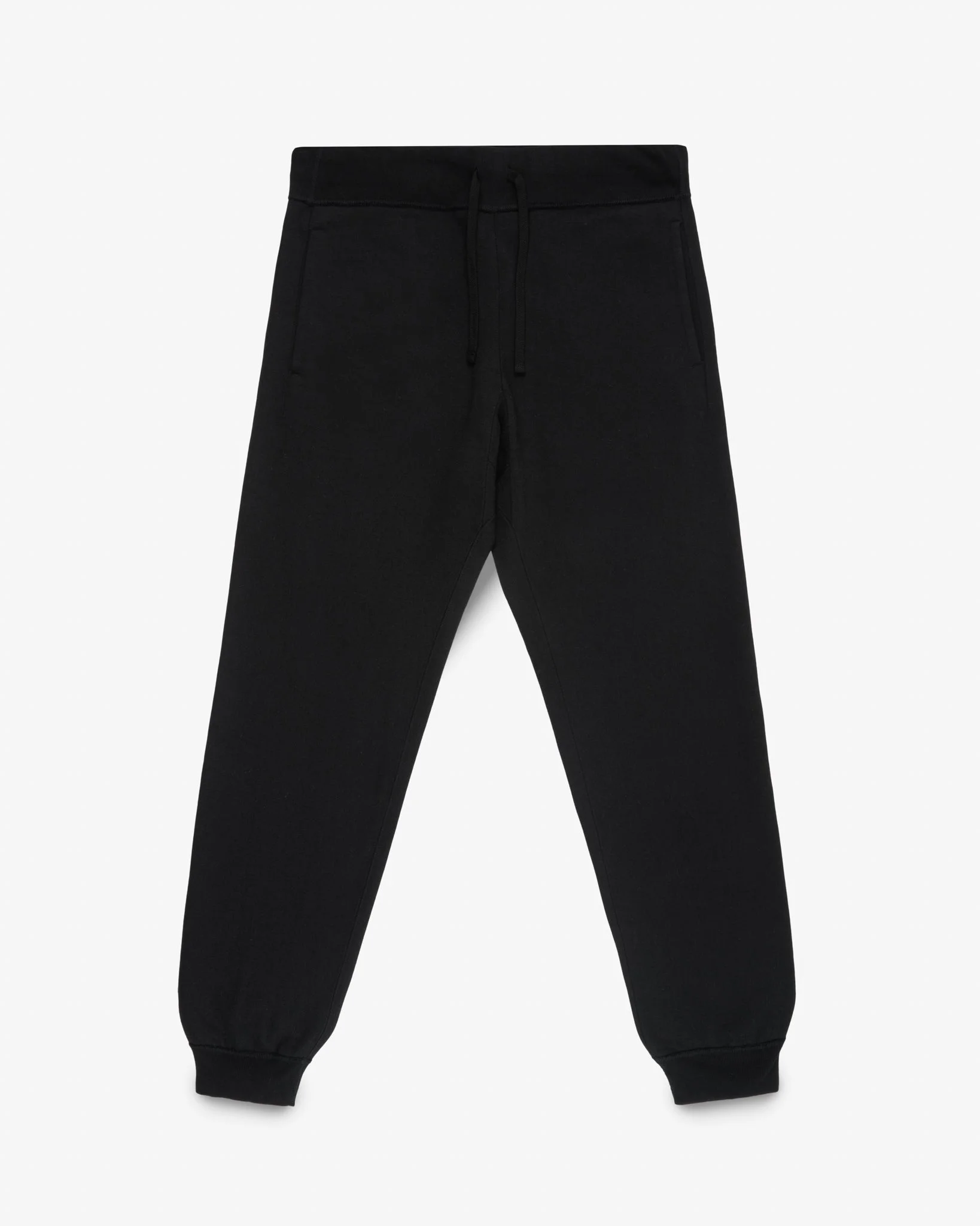 IHSW-70-BLK 14oz Ultra Heavyweight Loopwheel Cotton Sweat Pants - Black - 1