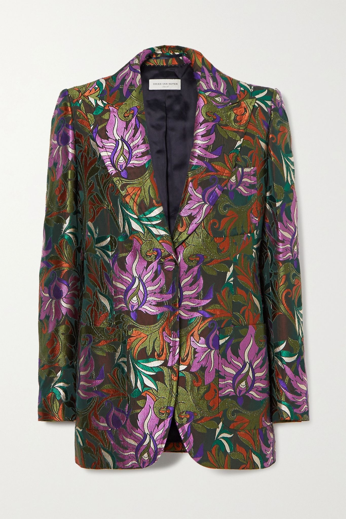 Bailey floral-jacquard blazer - 1