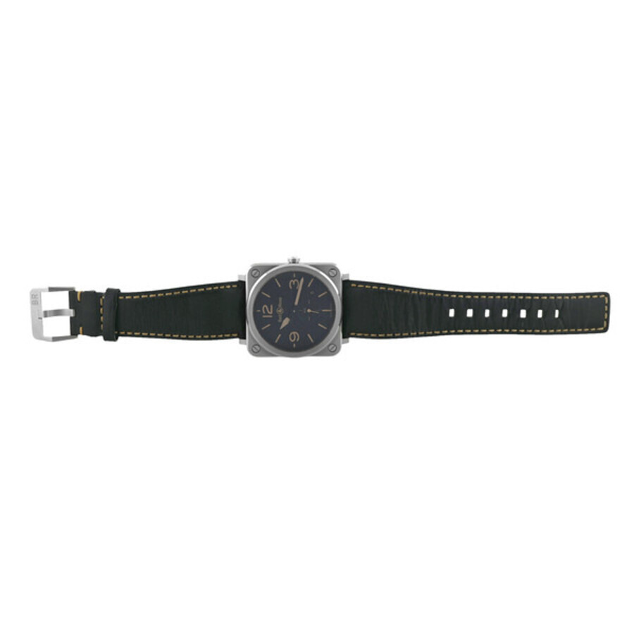 Bell And Ross - Pre-owned Bell and Ross Heritage Quartz Black Dial Men's Watch BRS-64-S BRS-HERI-ST/SCA - 5