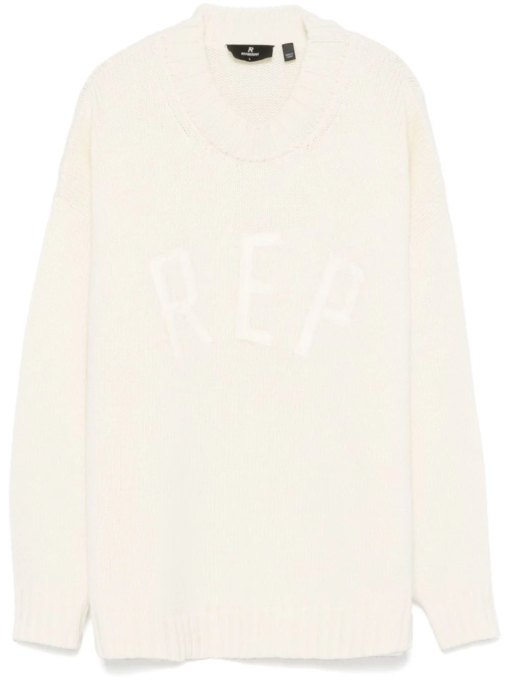 logo-lettering sweater - 1