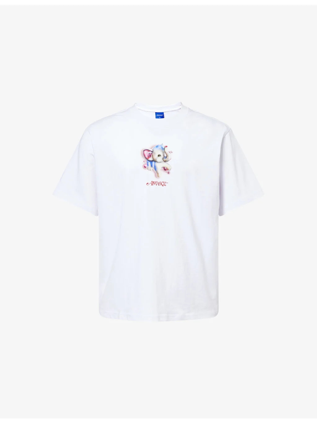 Elephant Crewneck Cotton-Jersey T-Shirt - 1