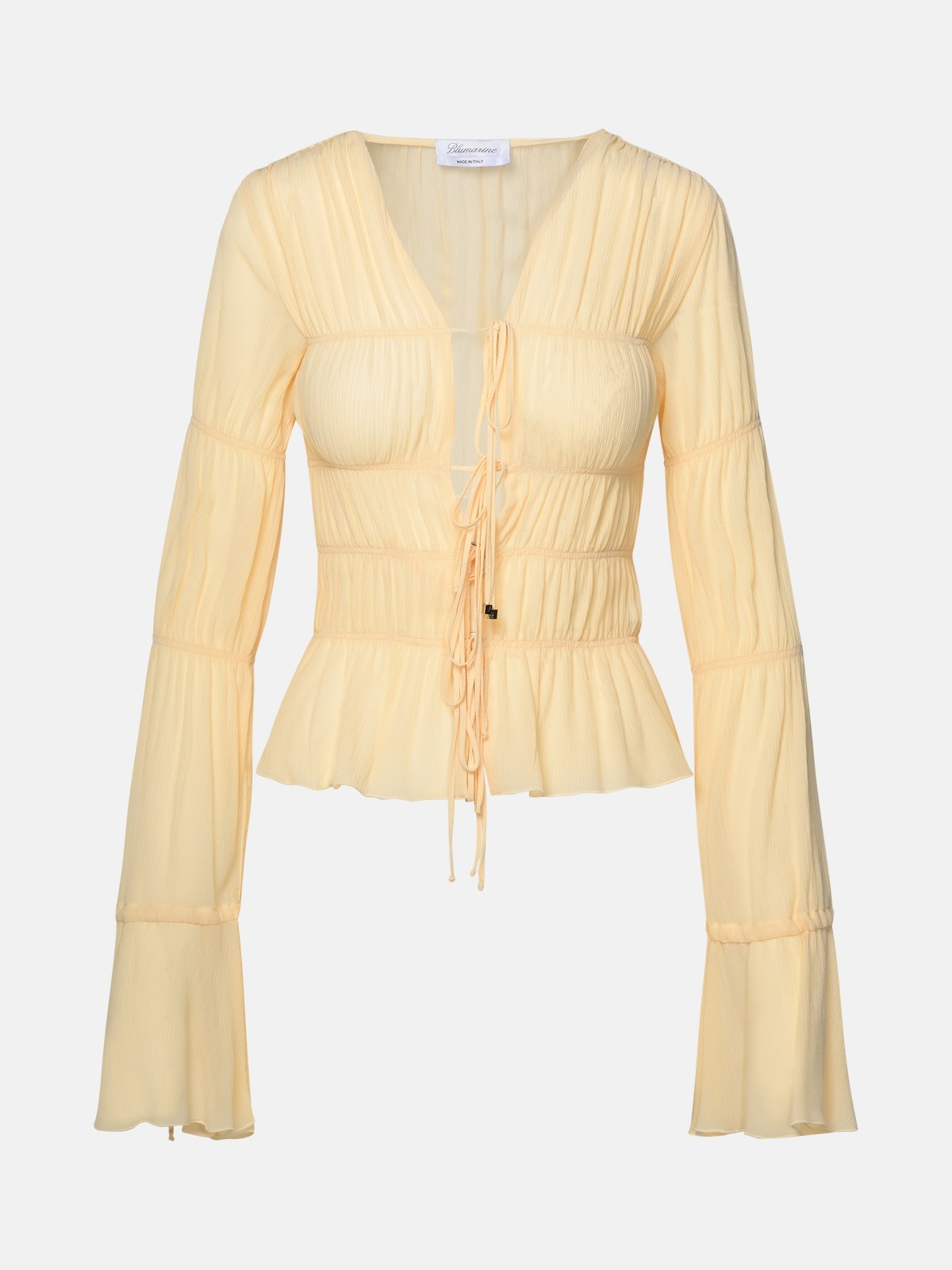 IVORY VISCOSE SHIRT - 1