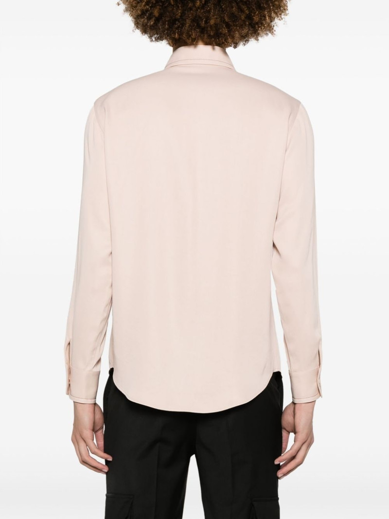 contrast-stitch shirt 4