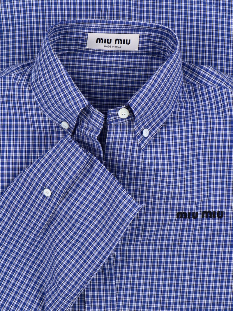 Miu Miu CHECKED SHIRT outlook