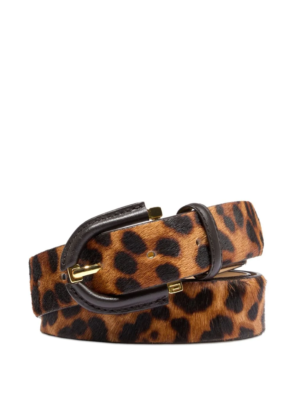 Ardillon leopard-print buckle belt - 1