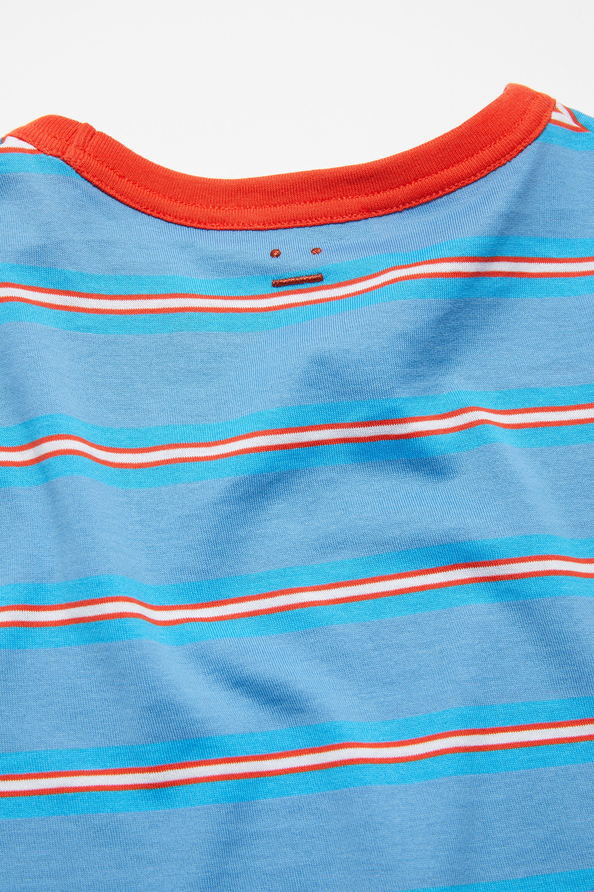 Crew neck t-shirt - Fitted fit - Sea Blue - 4