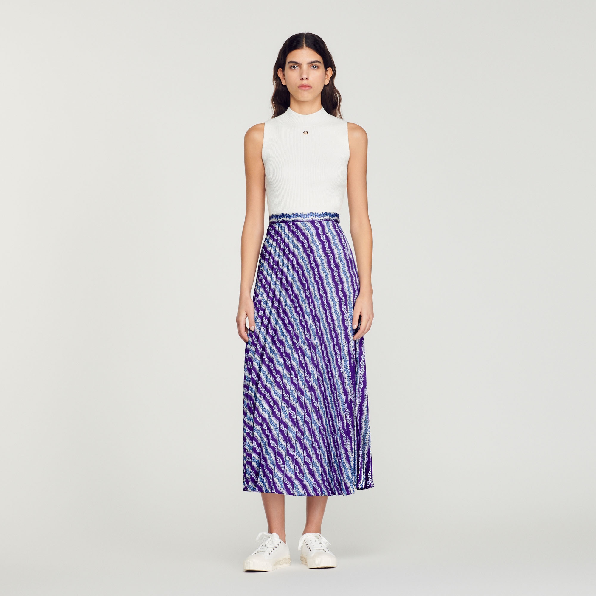 Long printed skirt - 3