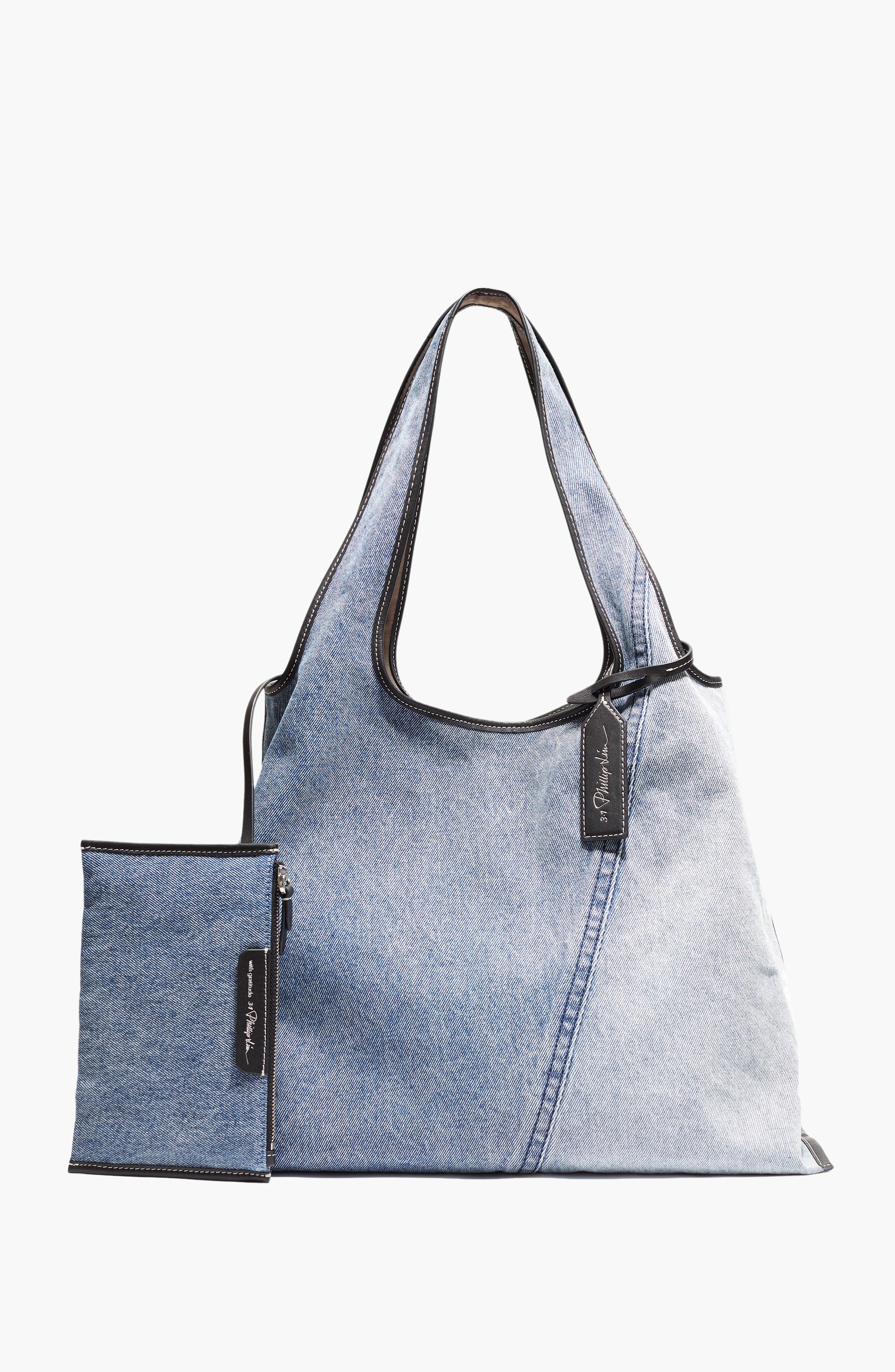 3.1 Phillip Lim Denim Market Tote Bag in Indigo at Nordstrom - 3