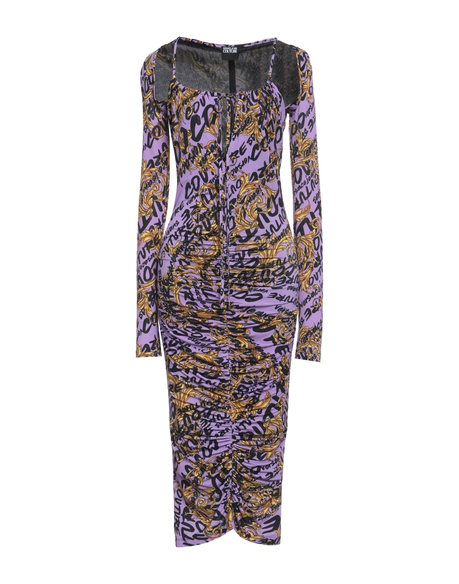 Light purple Women's Midi Dress - 1