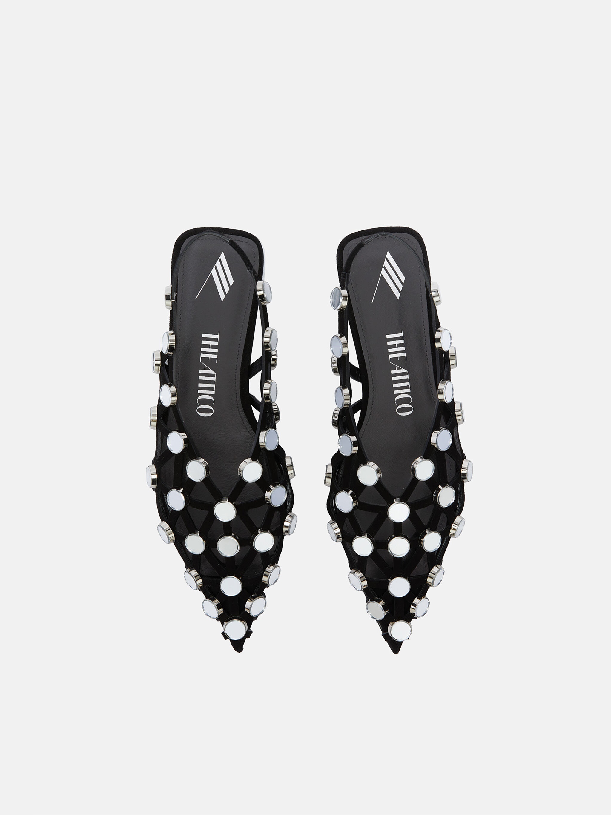 ''GRID'' BALLERINA BLACK - 3