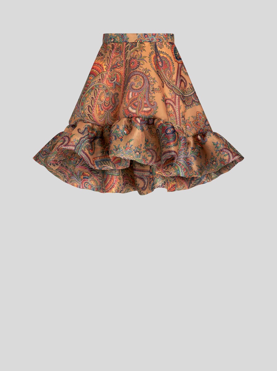 MINI PAISLEY SKIRT - 1