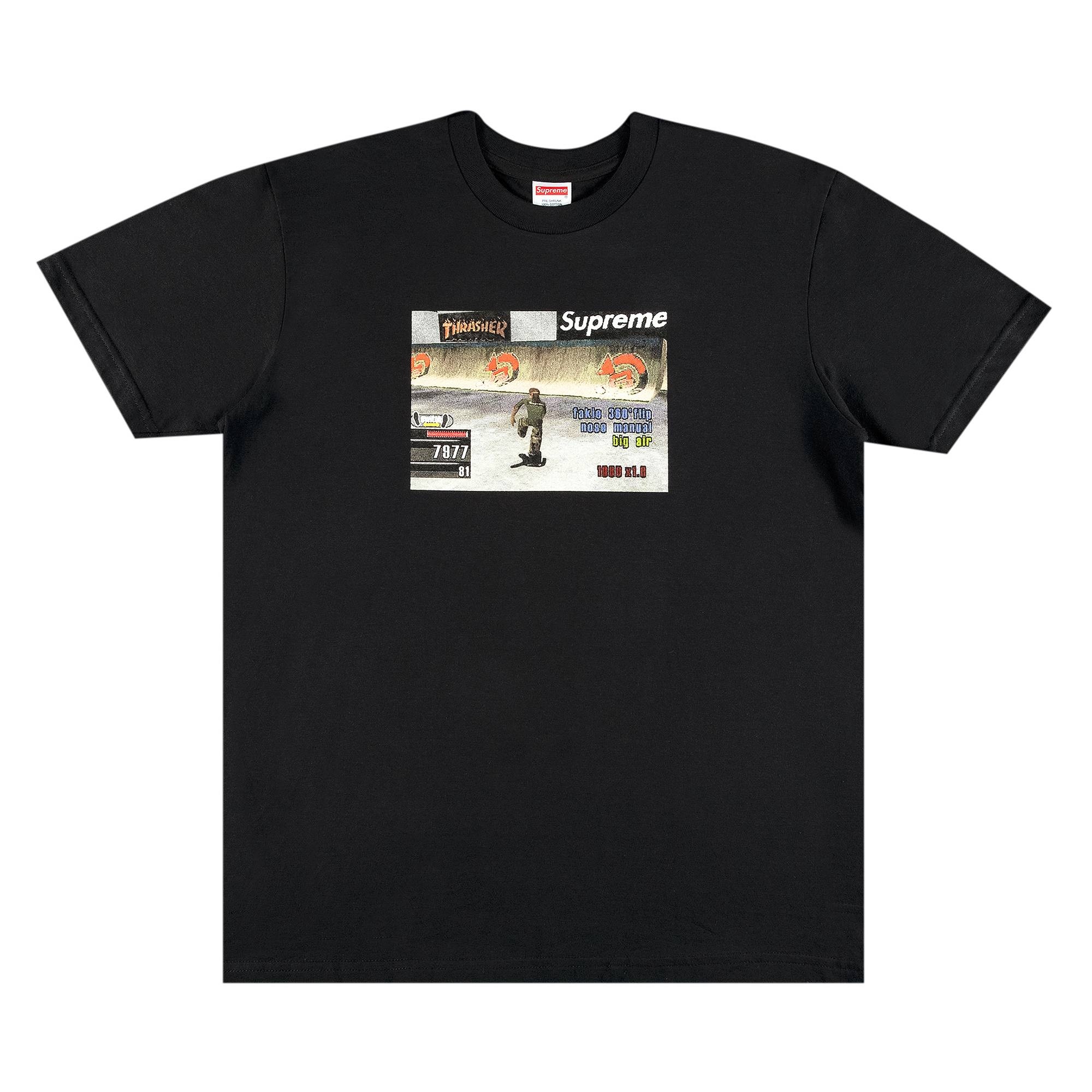 Supreme x Thrasher Game Tee 'Black' - 1