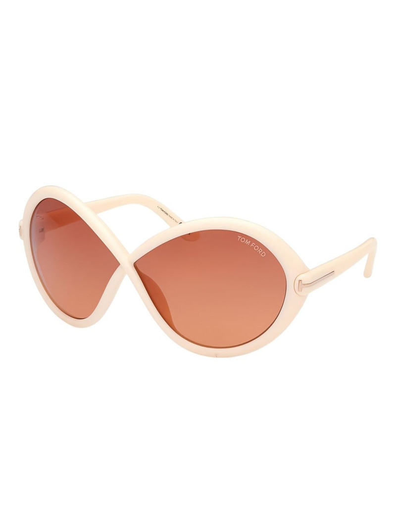 TOM FORD oval-frame full-rim sunglasses outlook