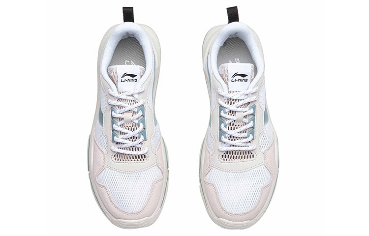 (WMNS) Li-Ning Mark Lite 'White Pink Green' AGCQ024-2 - 4