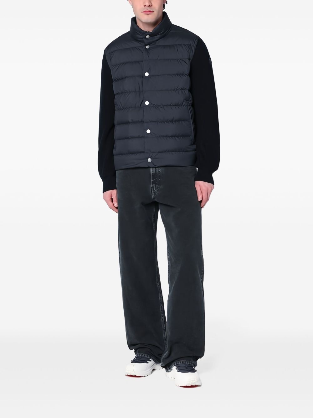 panelled padded jacket - 2