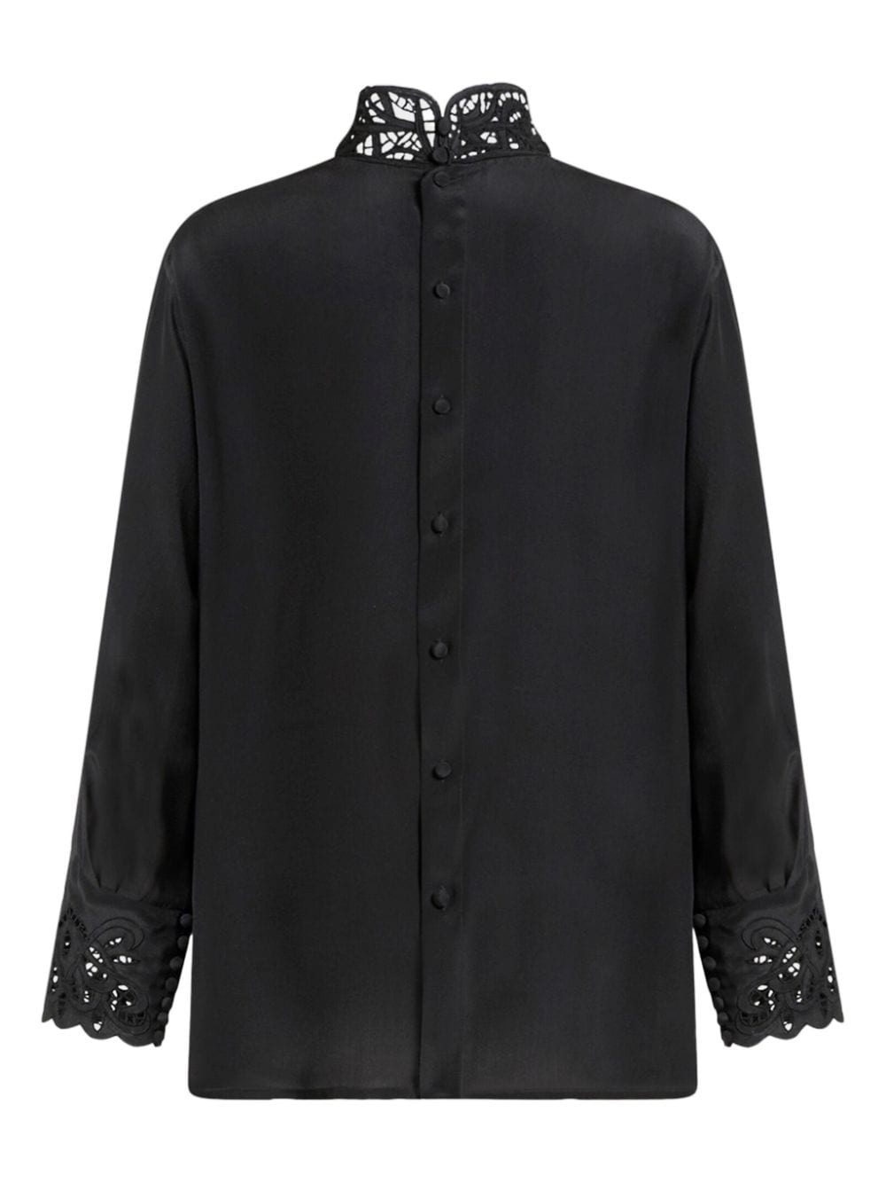 crepe de chine blouse - 7