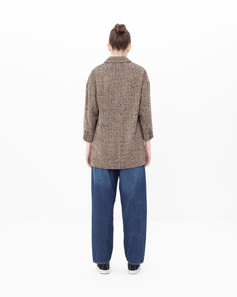 HAMMONS JKT (SILK) W BROWN - 4