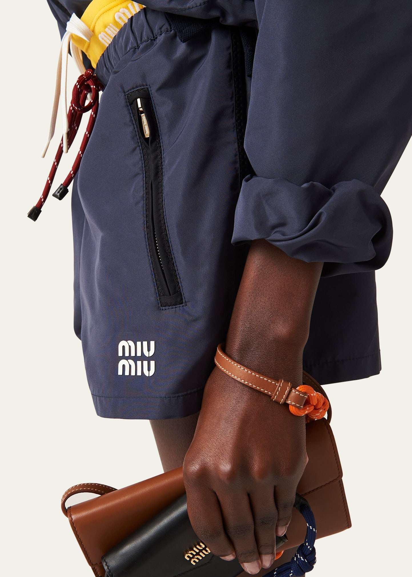 Drawstring Zip-Pocket Shorts - 4