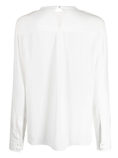 Ports 1961 infinity symbol-motif long-sleeves blouse outlook