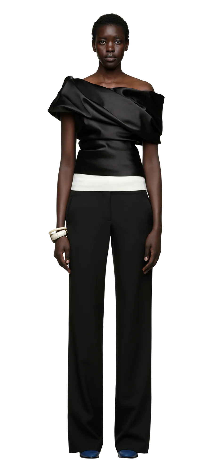 PEL PANT BLACK WOOL - 3