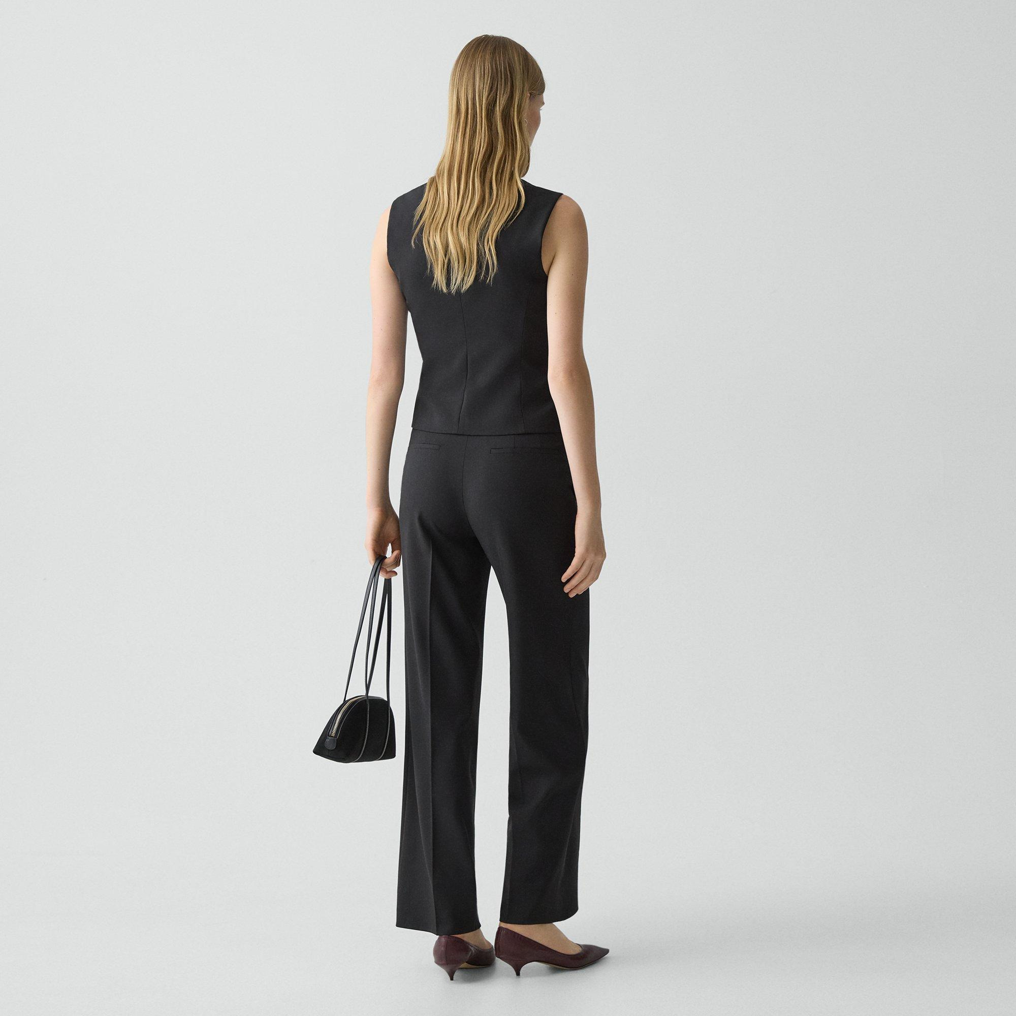 Classic Straight Pant in Good Wool - 4