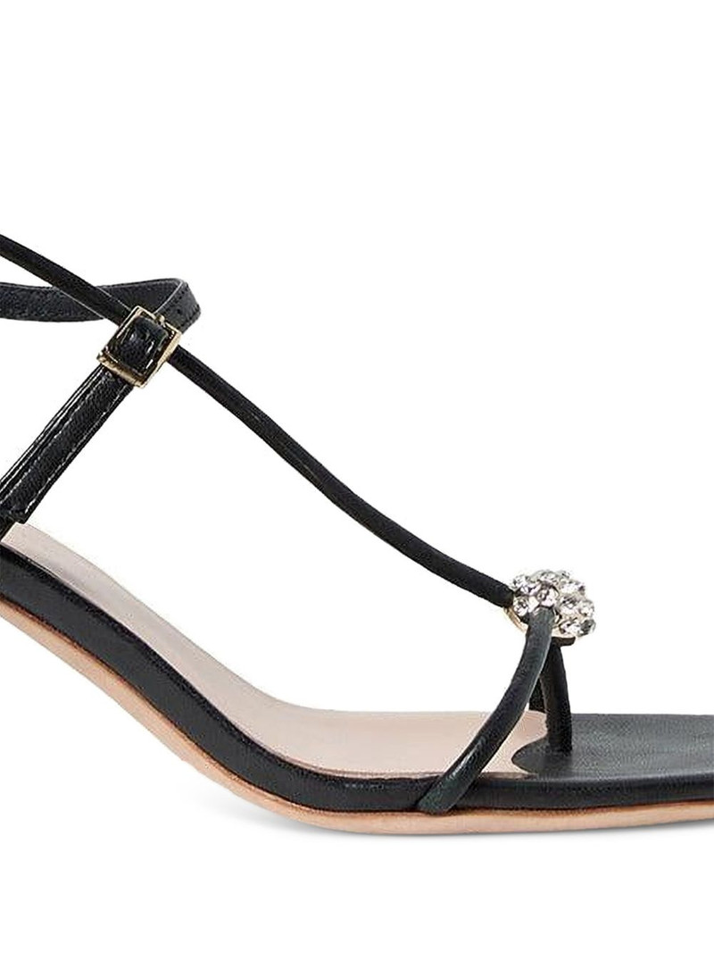 LOEFFLER RANDALL 70mm Triana crystal sandals outlook