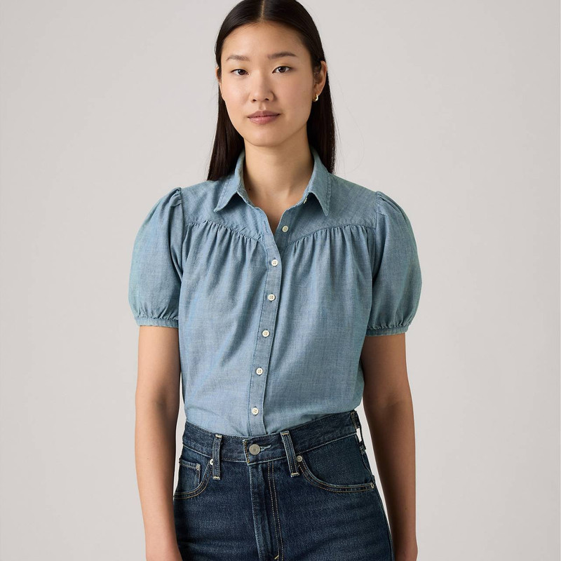Levi's LEA SHORT-SLEEVE SLIM BLOUSE outlook