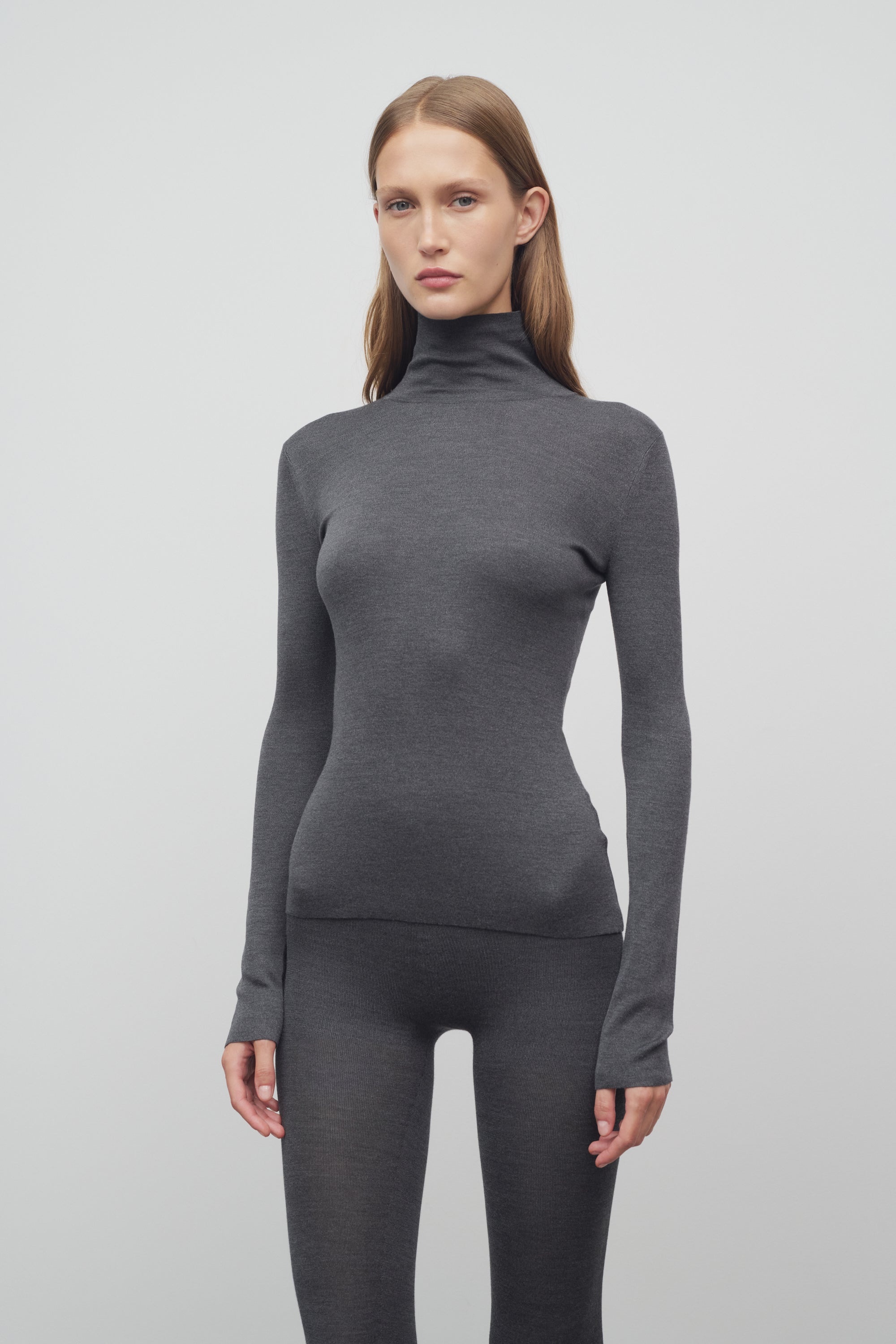 Imli Turtleneck in Silk - 3