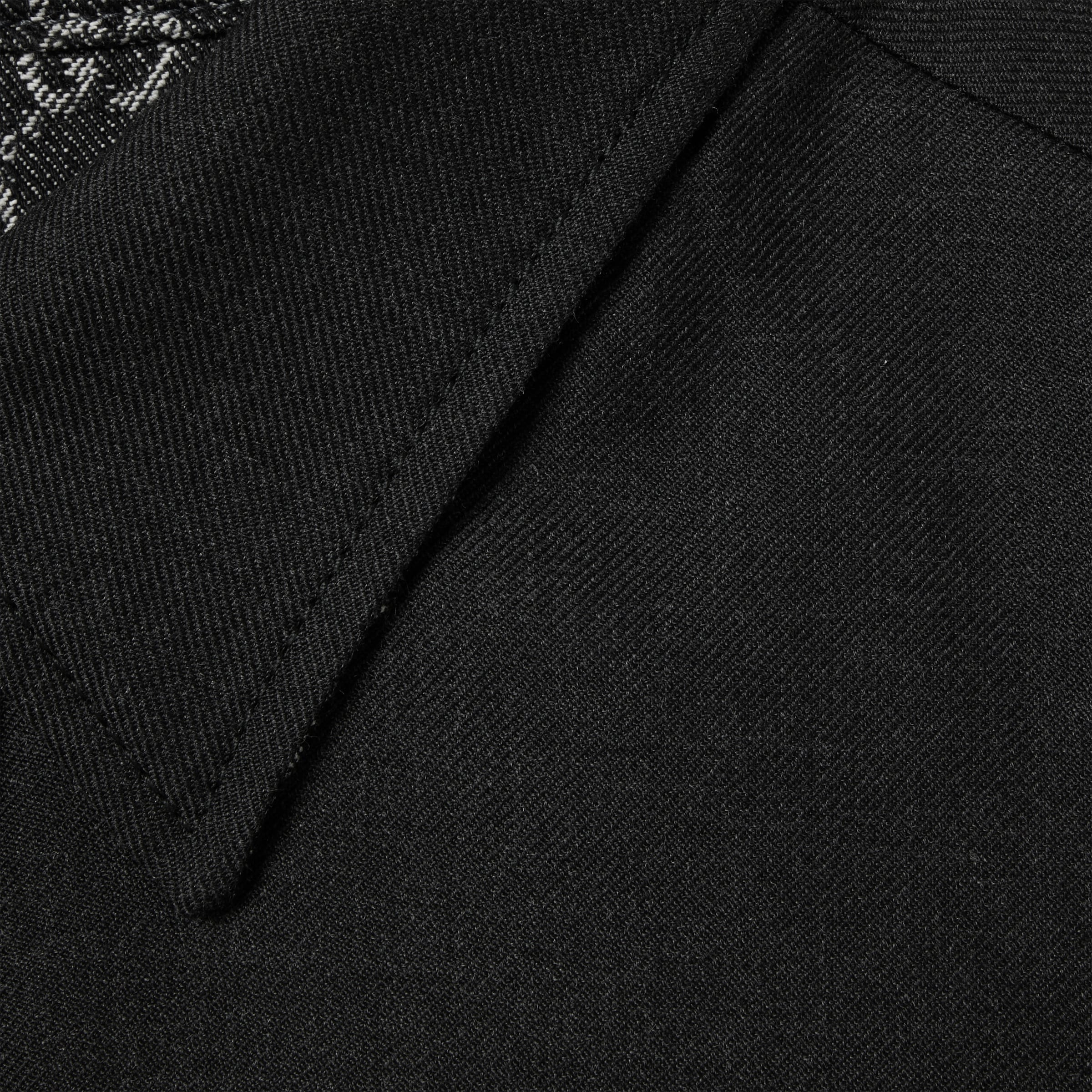 Reversible wool and GG denim shirt - 8