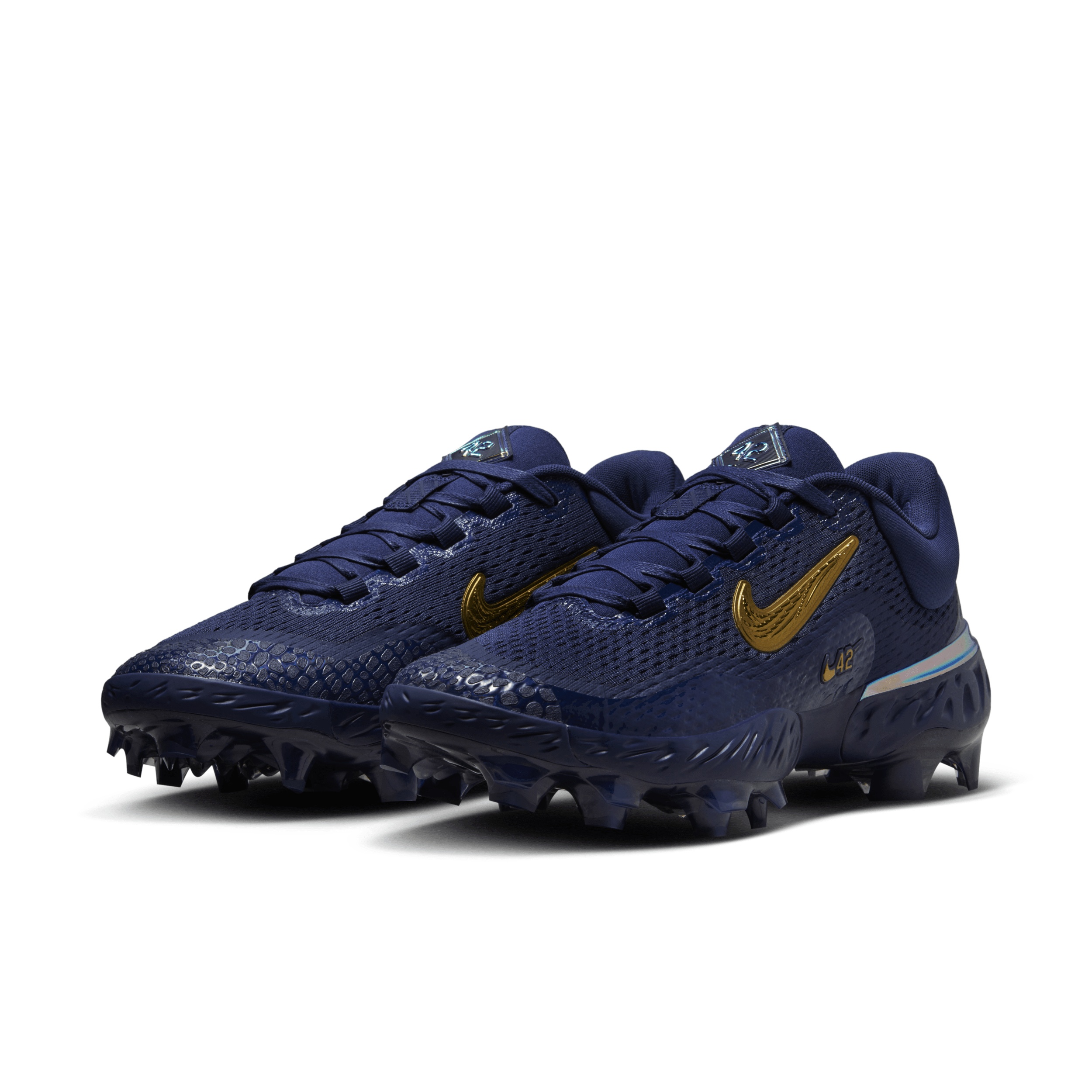 【DICK'S x NIKE】Alpha Huarache Elite 4 - Jackie Robinson Nike Alpha Huarache Elite 4 Jackie Robinson MCS Cleats Navy