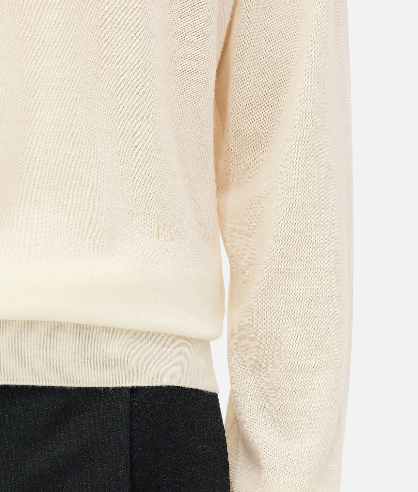 Light Fine Cashmere Polo Jumper - 5