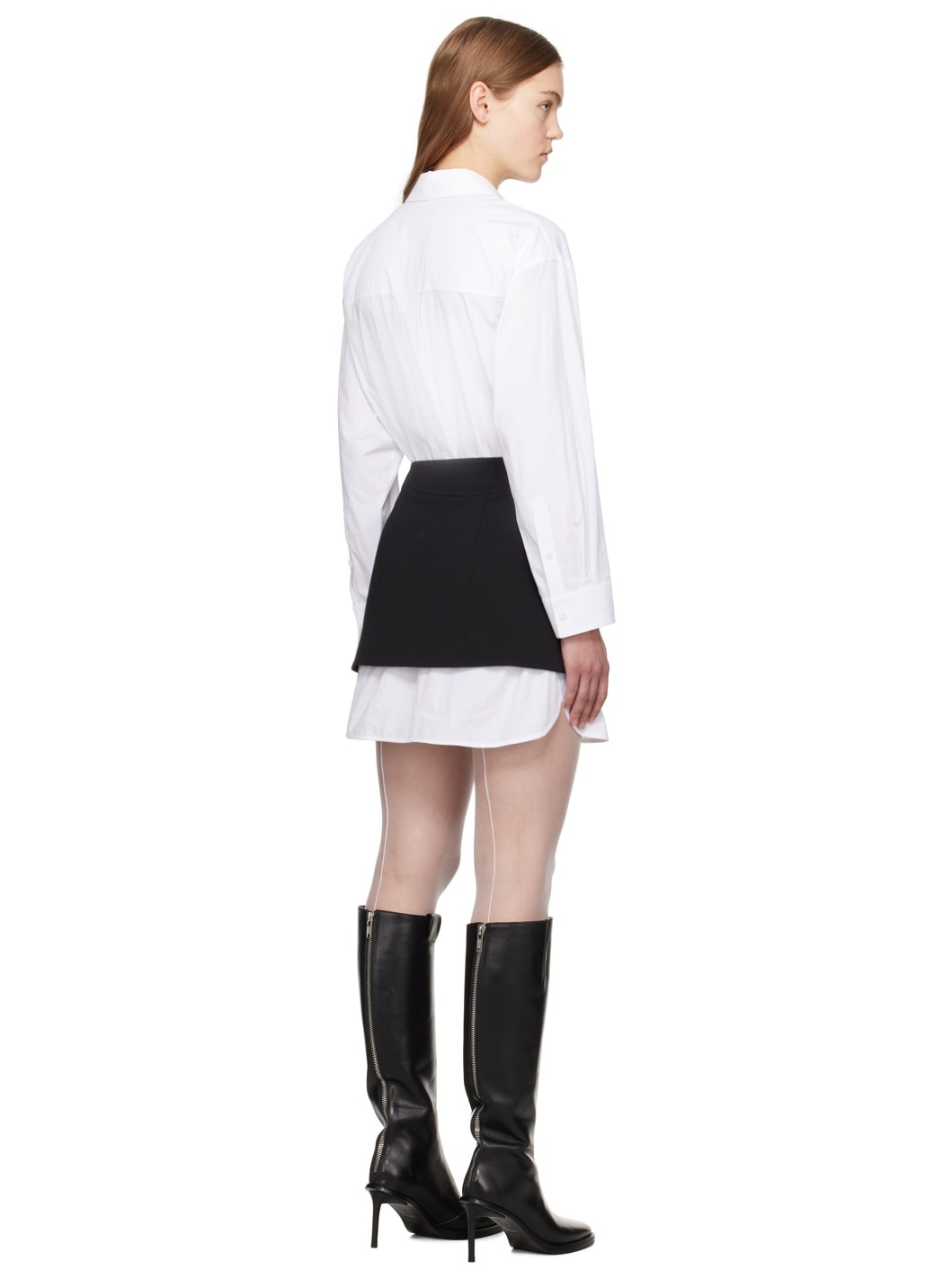 White Layered Minidress - 3