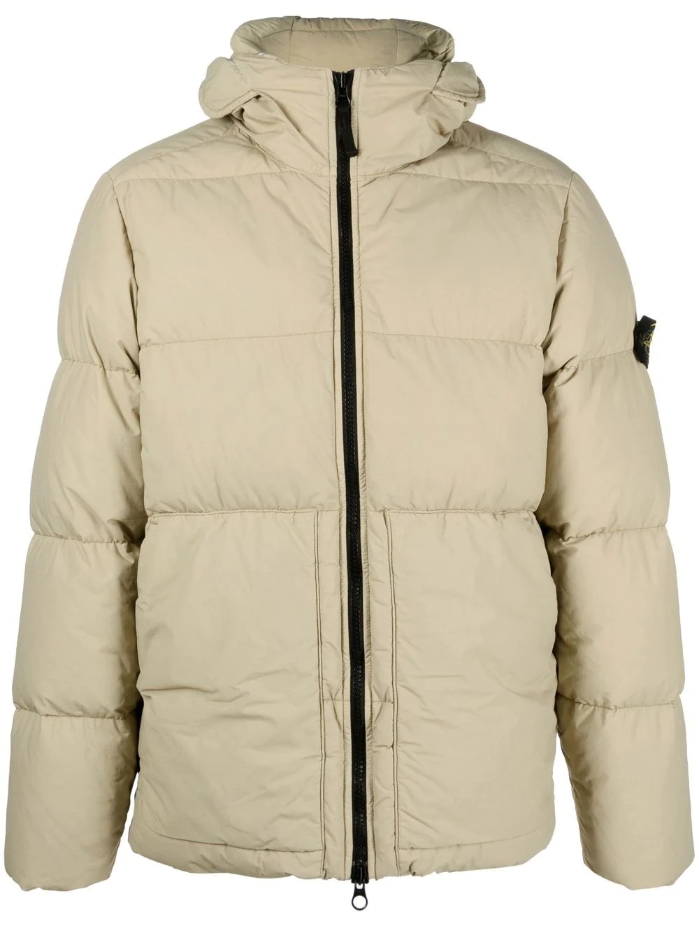 Compass-patch puffer jacket - 1